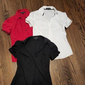 Lot of Women's Express Design Studio button up tops - size small